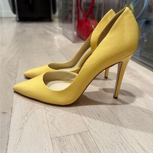 Jessica Simpson Yellow Stiletto Heels